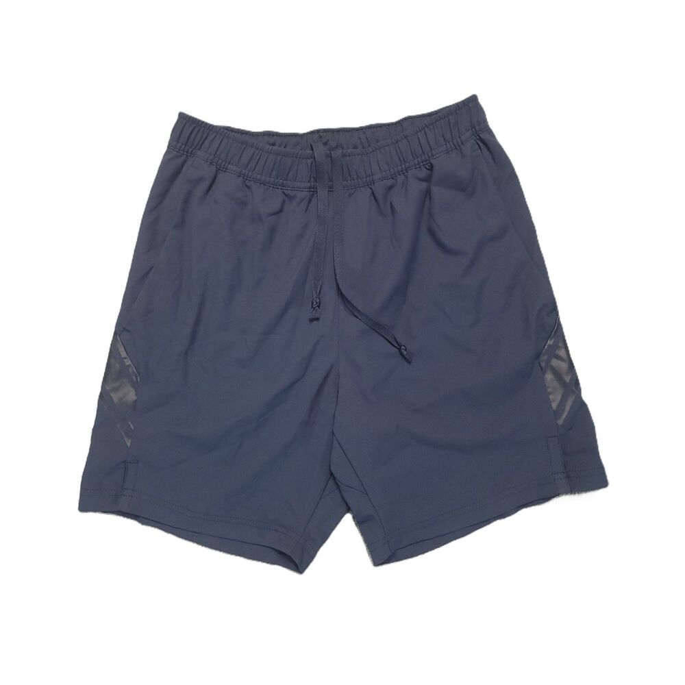 Nike Dri Fit Shorts Womens XS Standard Fit Blue Drawstring Pockets Athletic